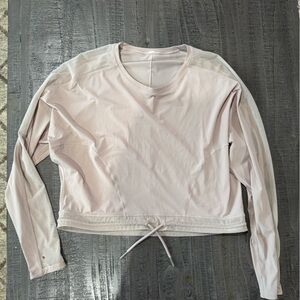 Lululemon Athletica Soft Pink Long Sleeve Top